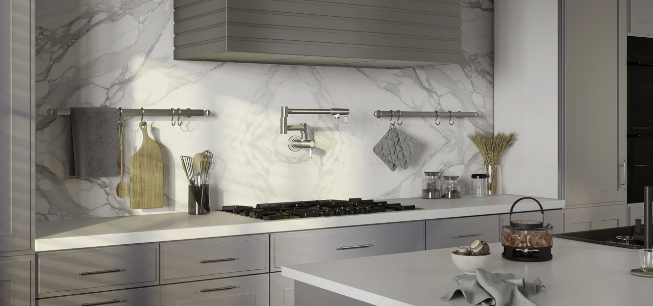 Side by Side Heathcote Backsplash Rail
