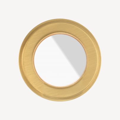 Split Acrylic and Satin Brass Finish Swatch(Finish ID : 73)
