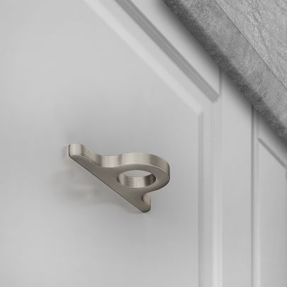 The image shown below is Chicago Loop Knob in Brush Nickel finish