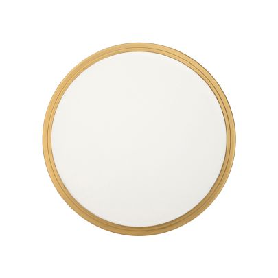 Split Satin Brass and White Finish Swatch(Finish ID : 50)