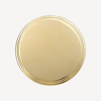 Unlacquered Polished Brass Finish Swatch(Finish ID : 7U)