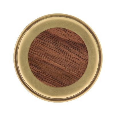Walnut Wood and Aged Brass(Finish ID : 102)