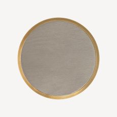 Split Brush Nickel and Satin Brass Finish Swatch(Finish ID : 78)