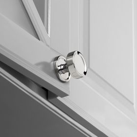 Art Deco Knob with Backplate 