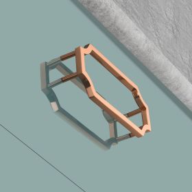 Bezier Pull handle